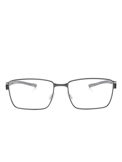 Tag Heuer Square-frame Glasses In Grey