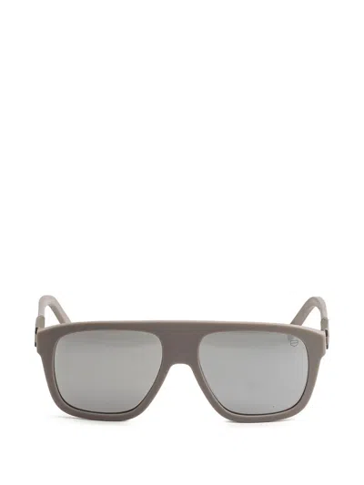 Tag Heuer Square Frame Sunglasses In Gray