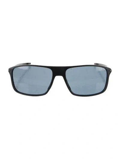 Pre-owned Tag Heuer Square Tinted Sunglasses In Blue