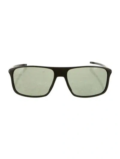 Pre-owned Tag Heuer Square Tinted Sunglasses In Green