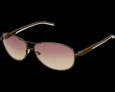 Pre-owned Tag Heuer Th 0884 115 Automatic Brown & Blue Sunglasses Brown Gradient Lens 62mm