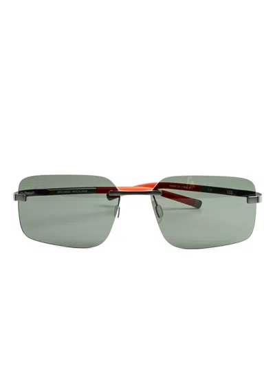 Tag Heuer Th40027u Rimless Sunglasses In Gray