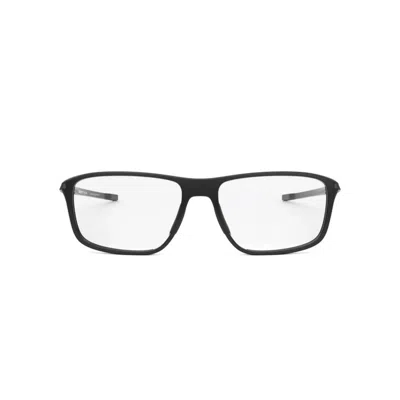 Tag Heuer Vingt Sept Rectangle-frame Glasses In Black