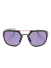 Tag Heuer Tinted-lenses Pilot-frame Sunglasses In Black