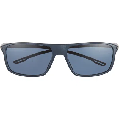 Tag Heuer Vingt Sept 60mm Rectangular Sunglasses In Blue