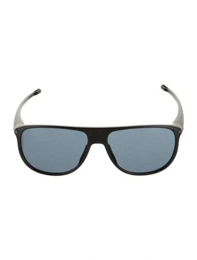 Pre-owned Tag Heuer Wayfarer Tinted Sunglasses W/ Tags In Black