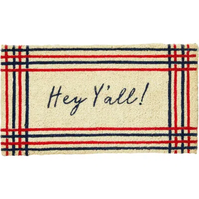 Tag Hey Yall Coir Door Mat In Multi