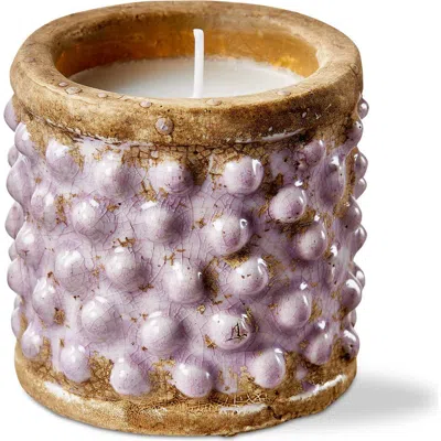 Tag Hobnail Lavender Citronella Candle In Purple