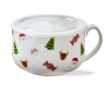 Tag Holiday Cheer Soup Mug With Lid In Multi