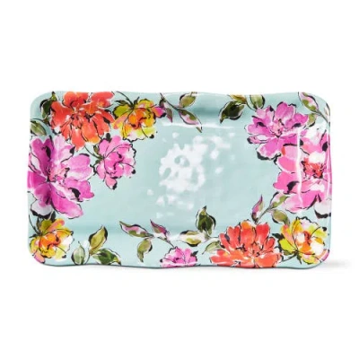 Tag In Bloom Melamine Rect Platter Multi Melamine Spring