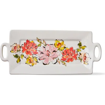 Tag In Bloom Rectangular Platter Multi Earthenware Spring In Animal Print
