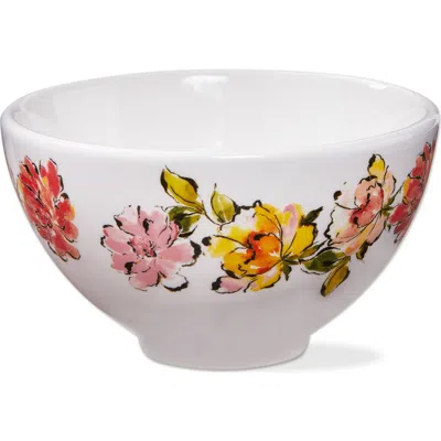 Tag In Bloom Snack Bowl Multi Earthenware Spring In White