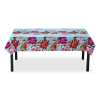 Tag In Bloom Tablecloth Multi Cotton Spring In Blue