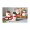 Tag Jolly Santa Snowman Salt Pepper Shakers Christmas Decor In Multi