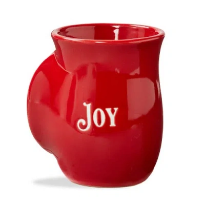 Tag Joy Handwarmer Mug Red Ceramic Drinkware Perfect For Christmas