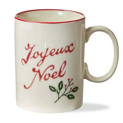 Tag Joyeux Noel Christmas Mug Multicolor Ceramic Holiday Gift