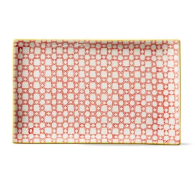 Tag Kanto Platter Orange Stoneware Everyday In Red