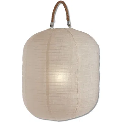 Tag Karma Led Pendant Lantern In Neutral
