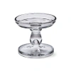 Tag Lana Clear Glass Reversible Candle Holder For Taper Pillar In Transparent