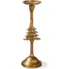 Tag Large Antique Brass Gold Tree Candle Holder For Christmas In Gold