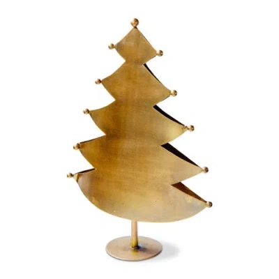 Tag Large Antique Brass Gold Tree Decorative Sculpture For Holidays