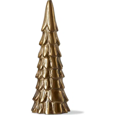 Tag Large Cast Aluminum Tree Decor Antique Brass Gold Sculpture