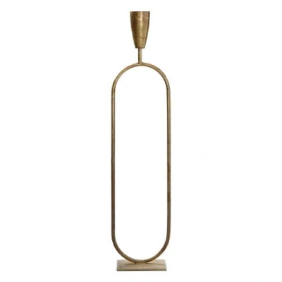 Tag Large Gold Iron Trumpet Taper Candle Holder For Everyday Use