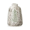 Tag Large Pine Tree Decorative Vase White Multi Ceramic In White