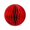 Tag Large Red Glimmer Paper Ball Christmas Tree Ornament Decor In Red