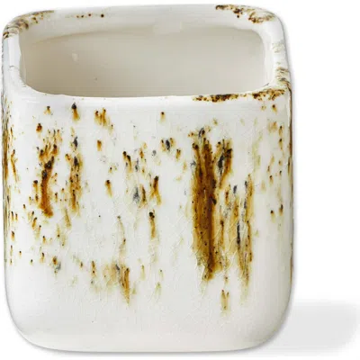 Tag Large White Multi Ceramic Square Planter For Home Decor