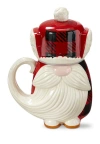 Tag Lars Gnome Lidded Mug Ceramic Drinkware For Christmas In White