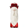 Tag Lars Gnomie Bottle Topper Black Multi Wool Christmas Decor In White