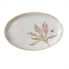 Tag Lavender Honey Large Oval Ceramic Platter Dishwasher Safe In Gray