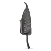 Tag Leaf & Flower Black Iron Candle Holder Decorative Sconce In Black