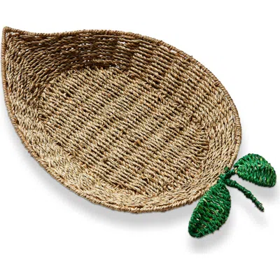 Tag Lemon Seagrass Tray Natural Seagrass Summer In Neutral