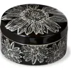 Tag Let It Bee Dark Ceramic Trinket Dish Decorative Tray In Black