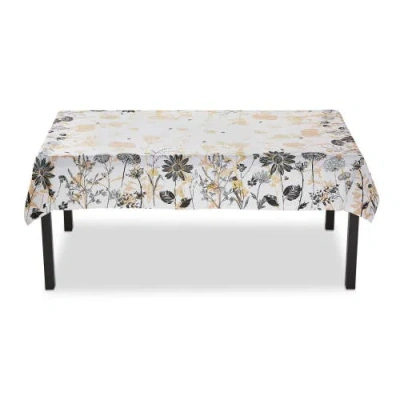 Tag Let It Bee Multicolor Cotton Tablecloth 84 X 60