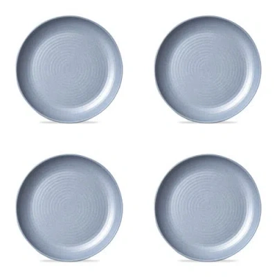 Tag Light Blue Brooklyn Melamine Salad Plate Set Of 4 Dishwasher Safe