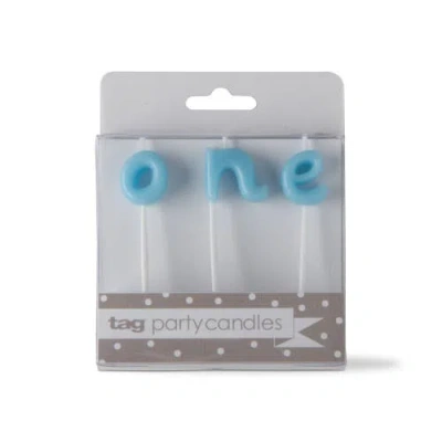 Tag Light Blue Candle Set For Baby Boy Birthday Party Decor