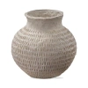 Tag Light Gray Paper Mache Decorative Vase Novelty Home Decor In Gray
