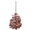 Tag Lilac Paper Pinecone Holiday Tree Ornaments Purple Decor In Brown