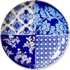 Tag Lisbon Blue Ceramic Appetizer Plates In Blue