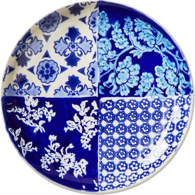 Tag Lisbon Blue Ceramic Appetizer Plates