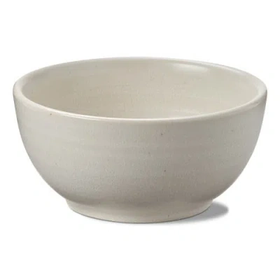 Tag Loft Speckled Reactive Glaze Stoneware Bowl Matte White In Neutral