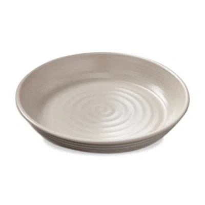 Tag Loft Speckled Reactive Glaze Stoneware Dinner Plate Matte White In Neutral