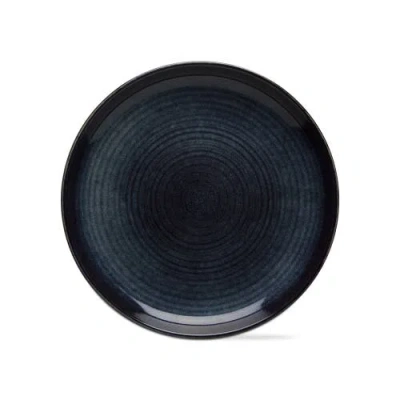Tag Loft Speckled Reactive Glaze Stoneware Dinner Plate Midnight Blue