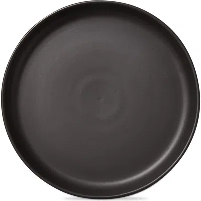 Tag Logan Salad Plate Stoneware Dishwasher Safe Black 9.5 Inch
