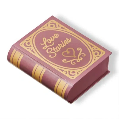 Tag Love Stories Decorative Paper Book Box Multi 6 X 7 X 2.25