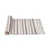 Tag Ltd Woven Stripe Table Runner In Natural