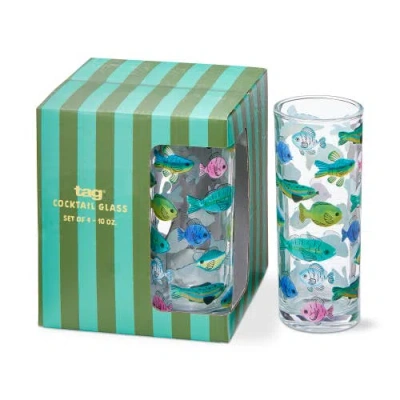 Tag Make A Splash Drinking Glasses Set Of 4 Dishwasher Safe In Multi
